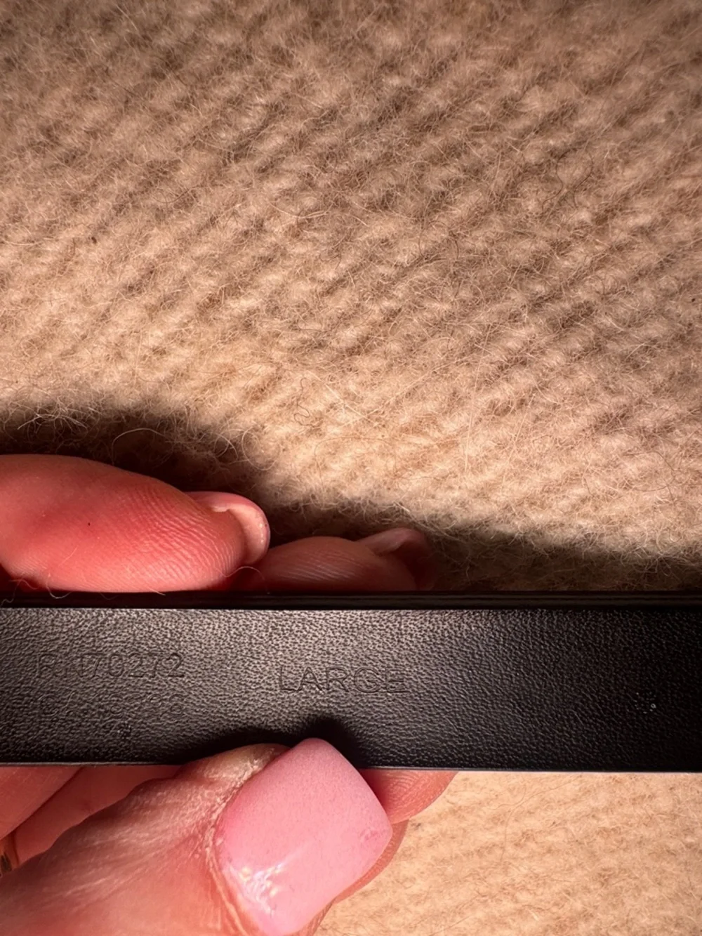 BANANA REPUBLIC Black Leather Belt Rectangle Buckle L $75 Fair KL